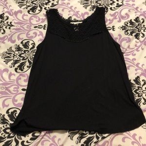 Black Tank Top with Details